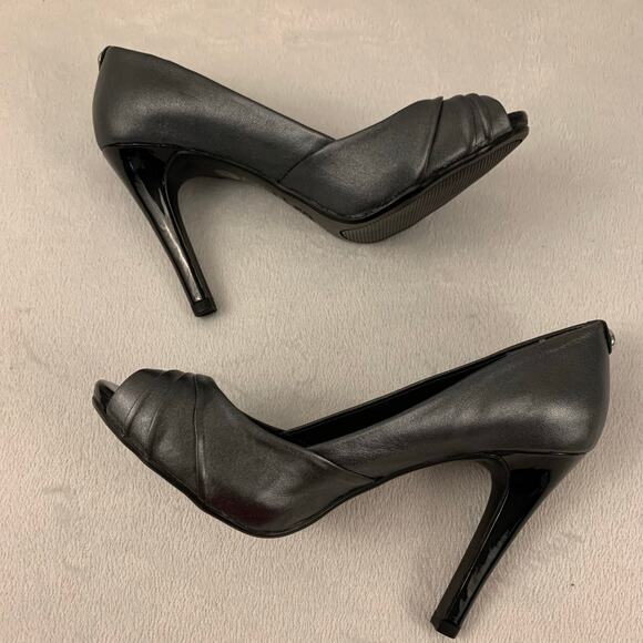 Monet Women's Peep Toe High Heel Shoes SIze 8 - Picture 6 of 11